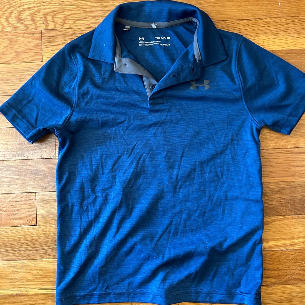 Under Armour boys short sleeve polo